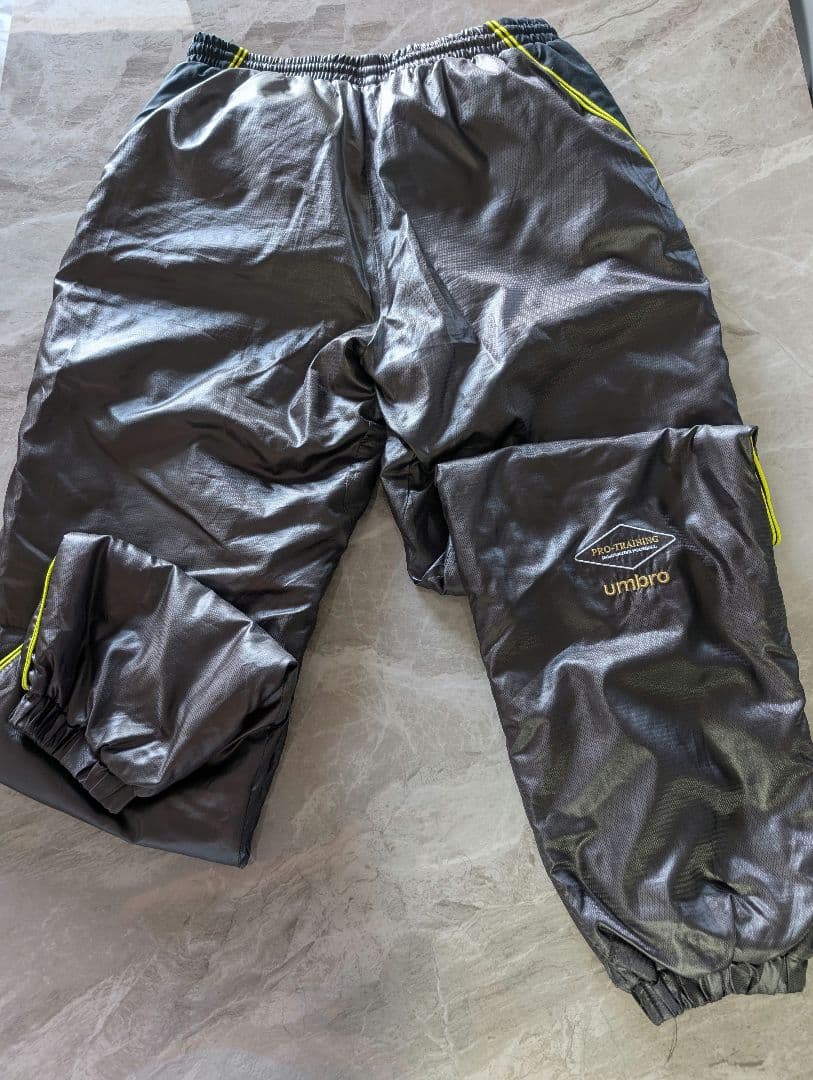 青のパーカー + 上下 umbro ピステ ウィンドブレーカー 3点セット