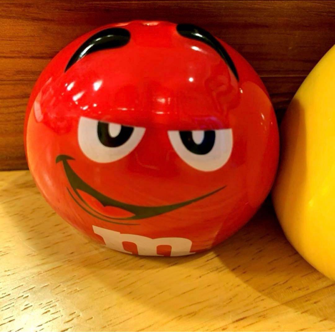 【未使用】レア　m&m's ソルト&ペッパー入れ　アメリカ　陶器