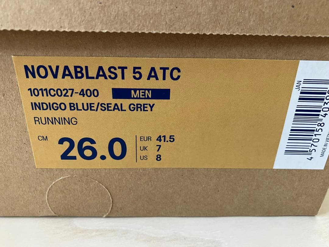 美品 ASICS Novablast5 ノヴァブラスト5 ATC 26cm