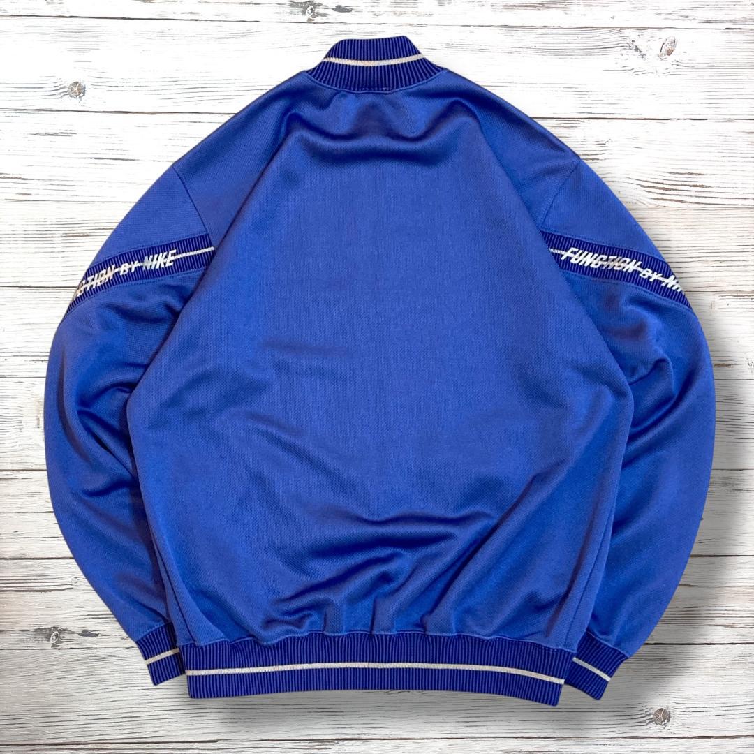 ナイキ NIKE トラックジャケット 刺繍ロゴ 青 M 1794