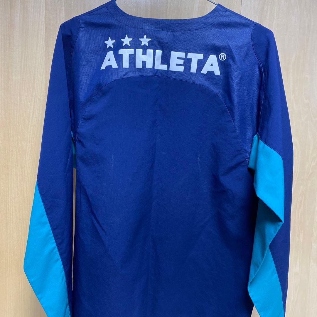 アビスパ福岡　 ATHLETA ピステ・ウィンドブレーカー ネイビー/ターコイズ