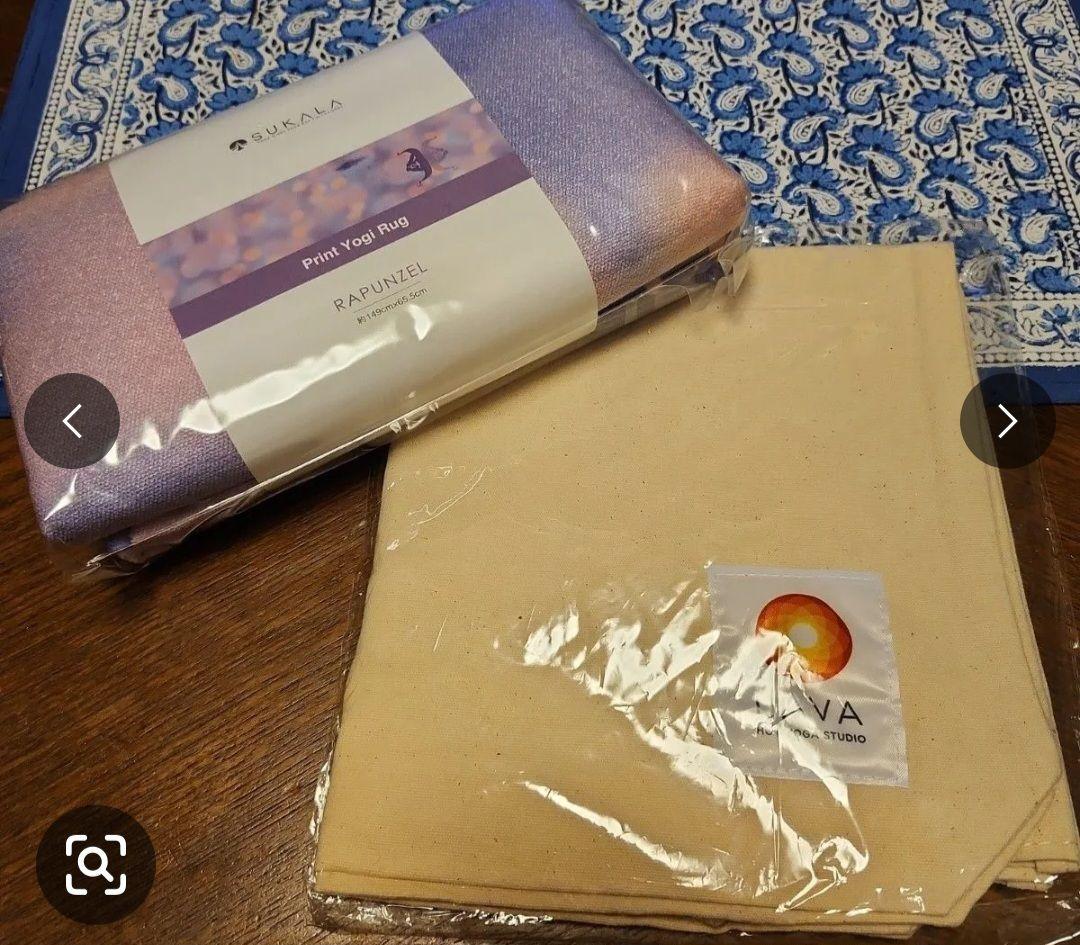 新品、未使用　ヨガマット ラプンツェル,エコバック