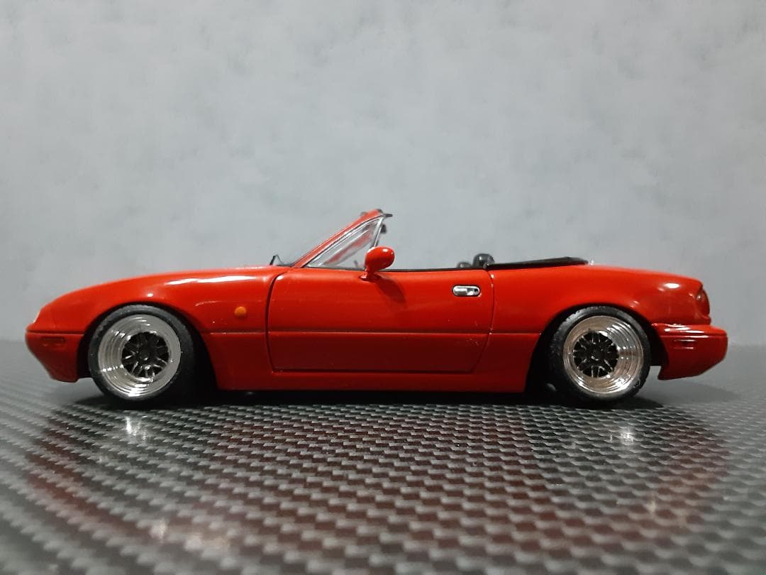 Hachette 1/24 マツダ ユーノス ロードスター カスタム改ローダウン