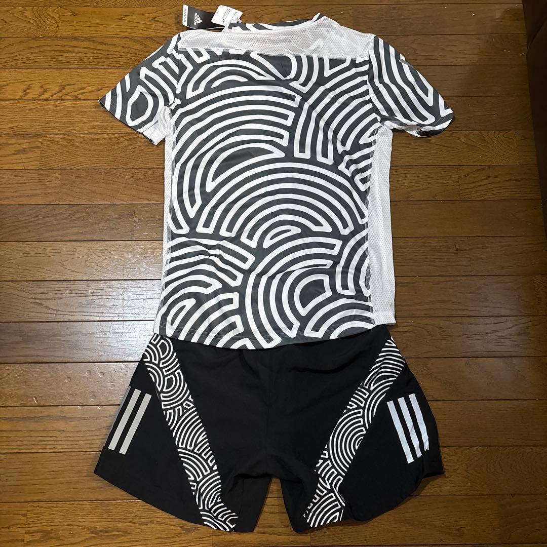 adidas TAKAHASHI HIROKOランニングウェア上下セット