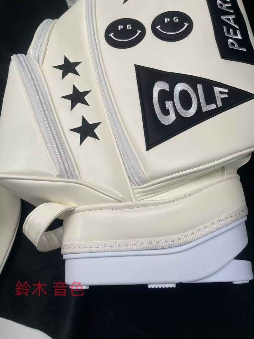 PEARLY GATES スタンド式キャディバッグ　ホワイト