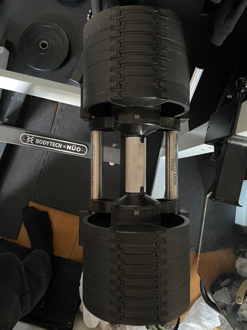フレックスベルダンベル 可変式ダンベル　32kg×2 スタンドセット　東京都
