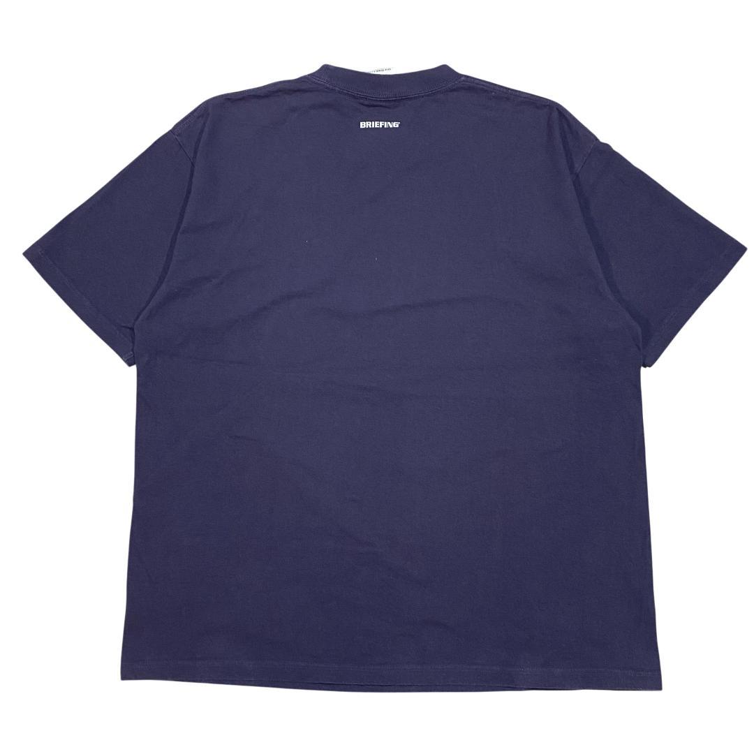 BRIEFING ブリーフィング×GOAT ゴート 半袖 Tシャツ M ネイビー