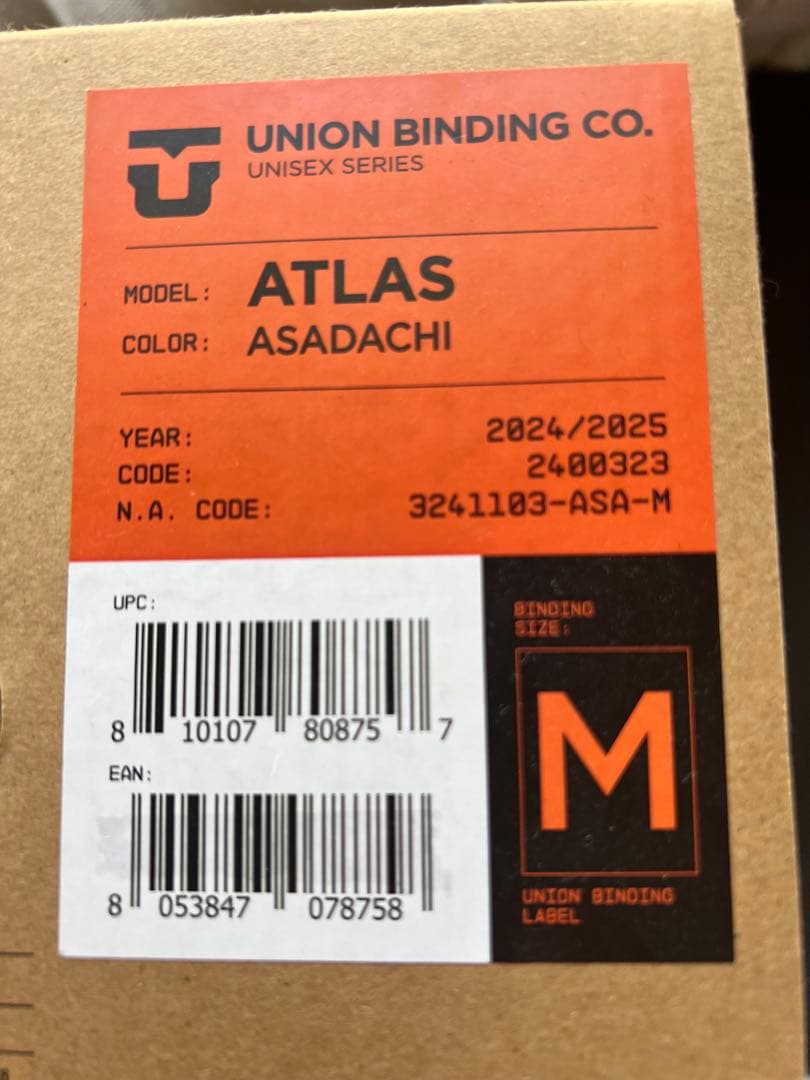 UNION ATLAS ビンディング 24-25