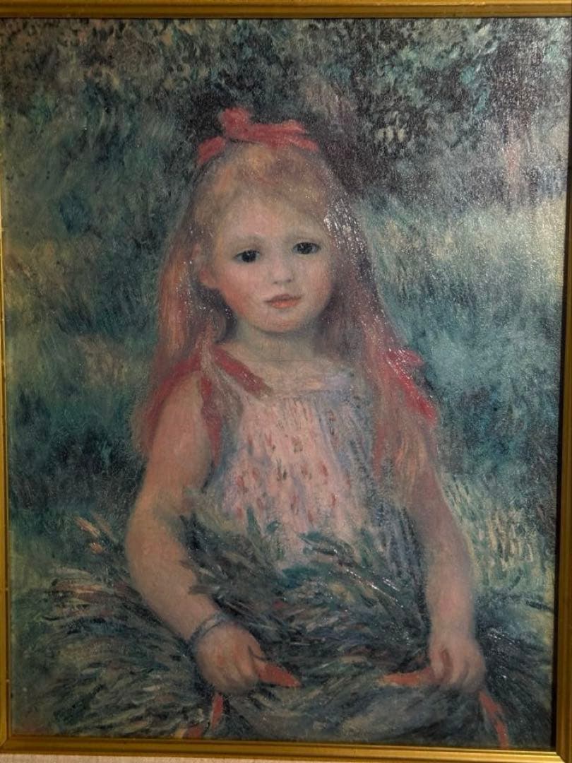 Pierre-Auguste Renoir 【野の花を持つ少女】