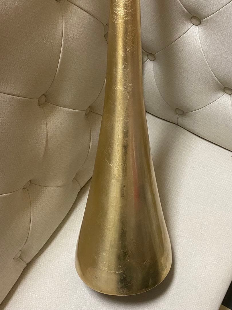 高級 漆器 花瓶♦️映えグラスや映えインテリアに◎金運を呼ぶシルバー♦️送料込