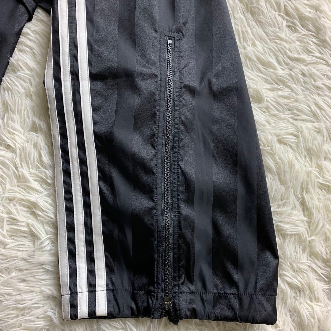 極美品■adidas スポーツウェア　セットアップ　ビッグロゴ　黒　Oサイズ