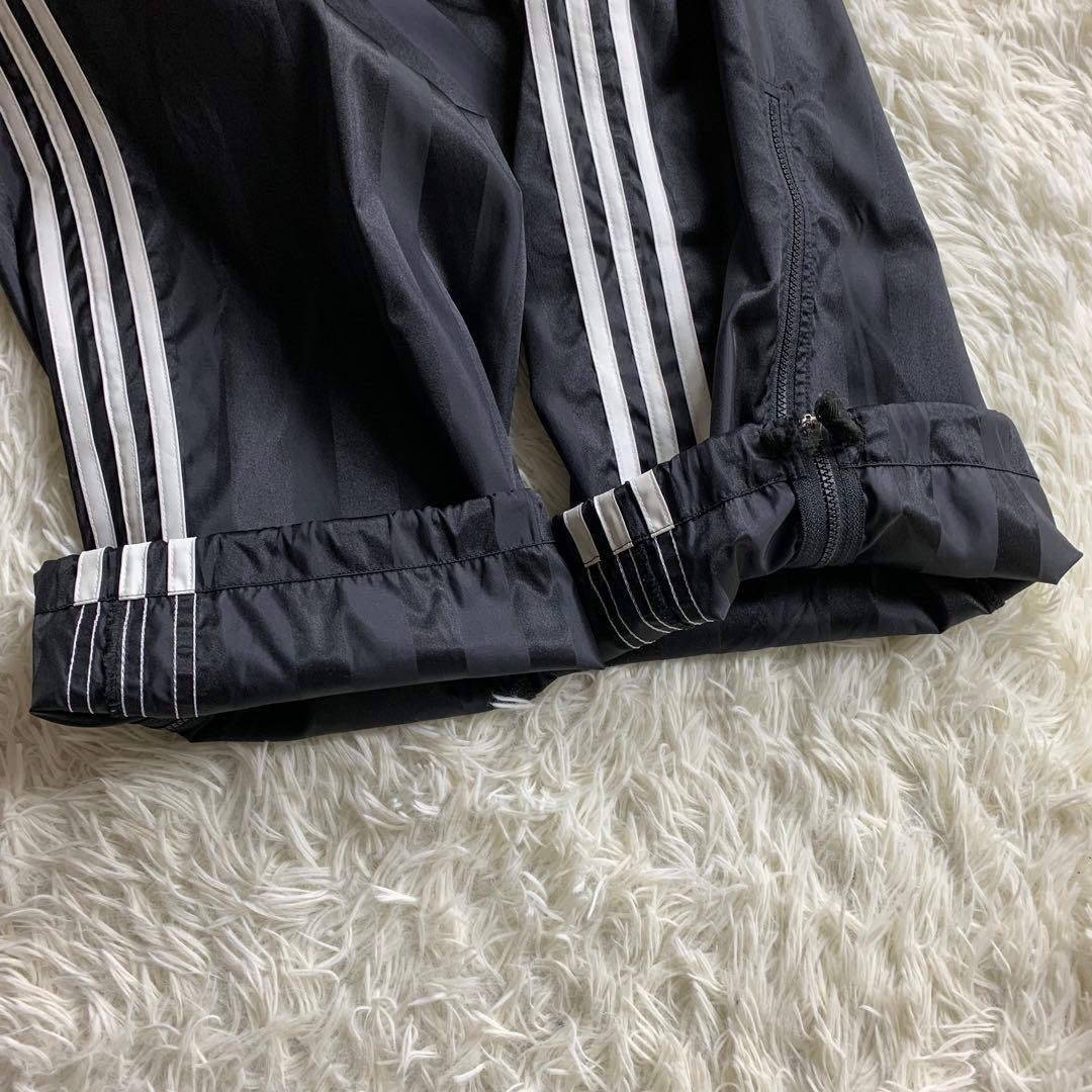 極美品■adidas スポーツウェア　セットアップ　ビッグロゴ　黒　Oサイズ