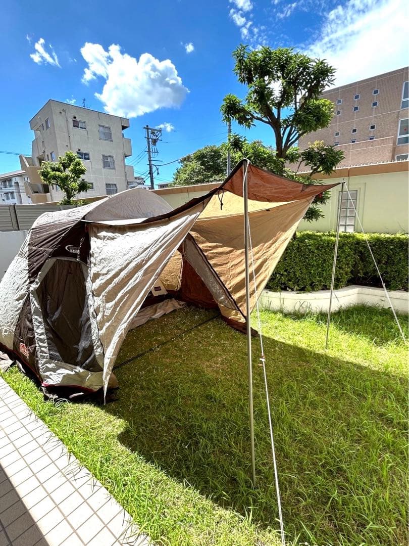 緊急値下げ！付属品完備【コールマン】ウェザーマスタートリオドームオールシーズン