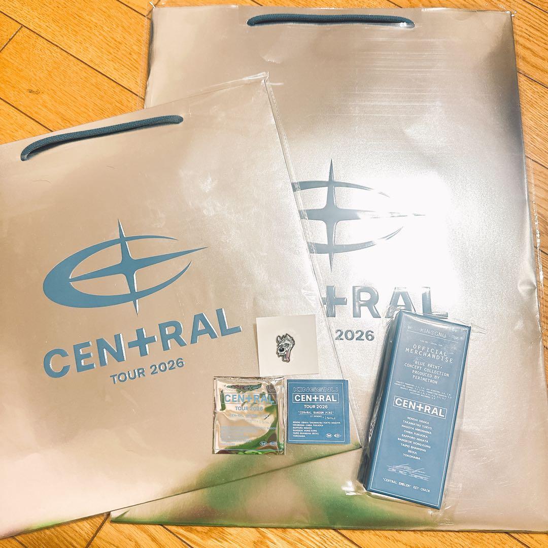 KingGnu ライブツアーグッズ CEN＋RAL TOUR2026