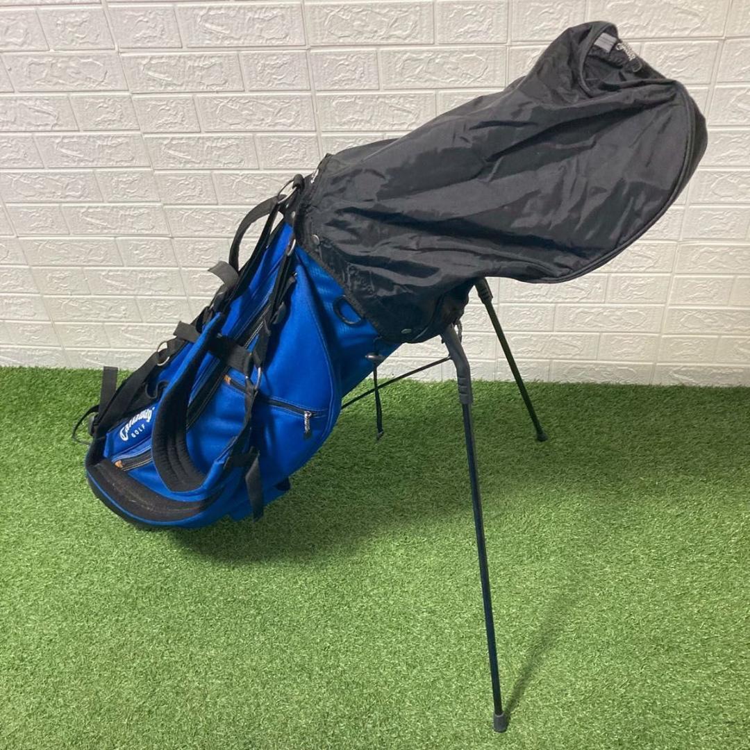 callaway キャロウェイ ブルー　スタンド キャディバッグ フード付