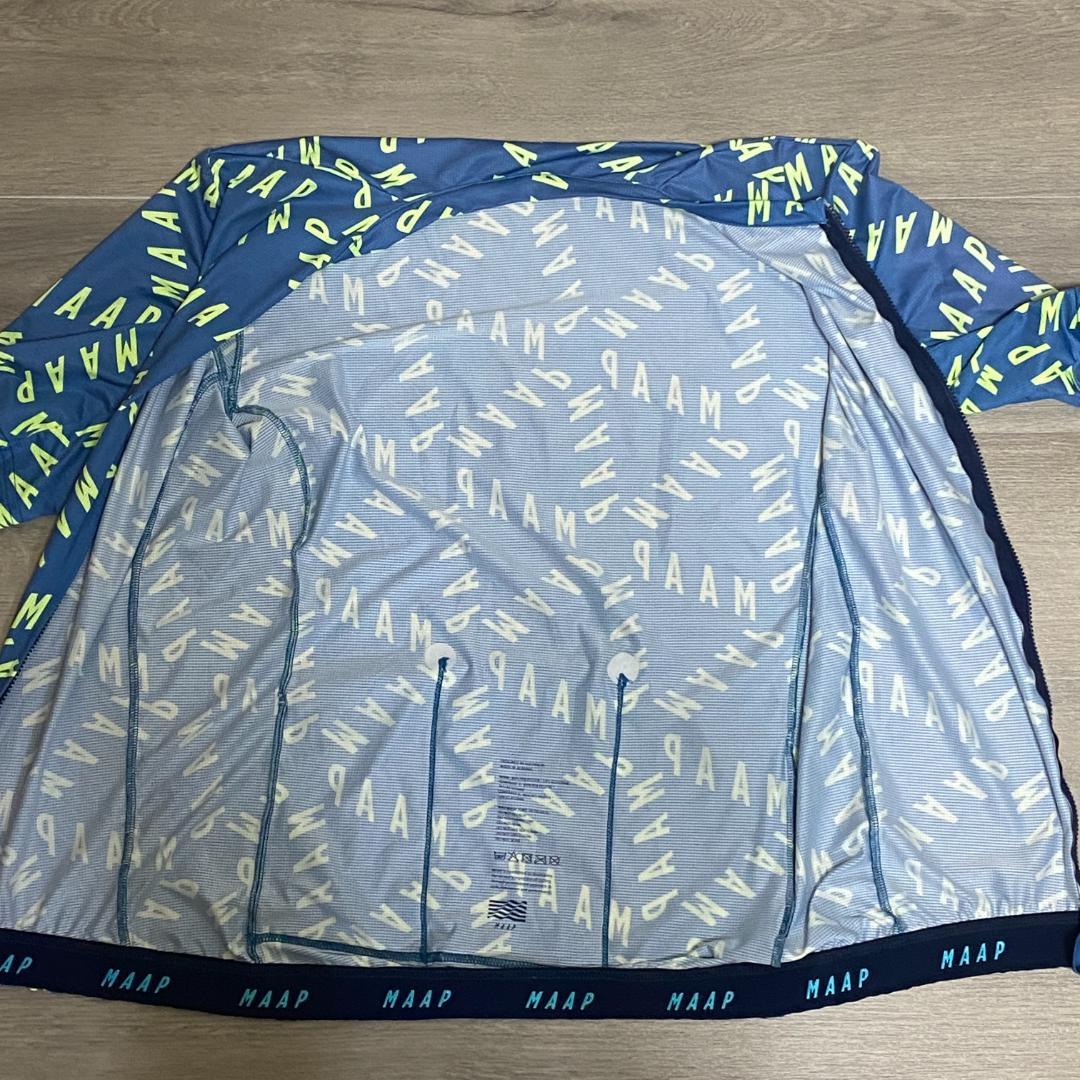 【美品】 チームフィット M 青×黄 サイクルジャージ