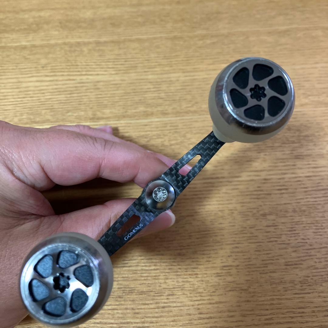 美品　シマノ用　ゴメクサス　カスタム　ダブルハンドル　80mm スタンド