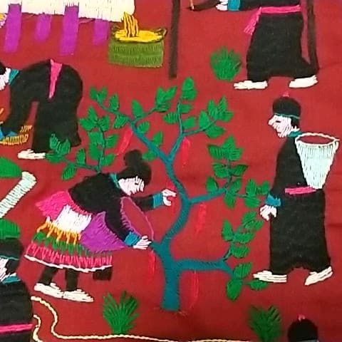 民族刺繍    タペストリー