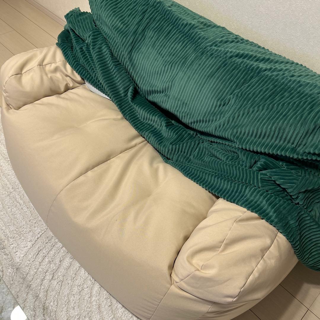 LOOSY 2人掛けビーズソファGreen グリーン