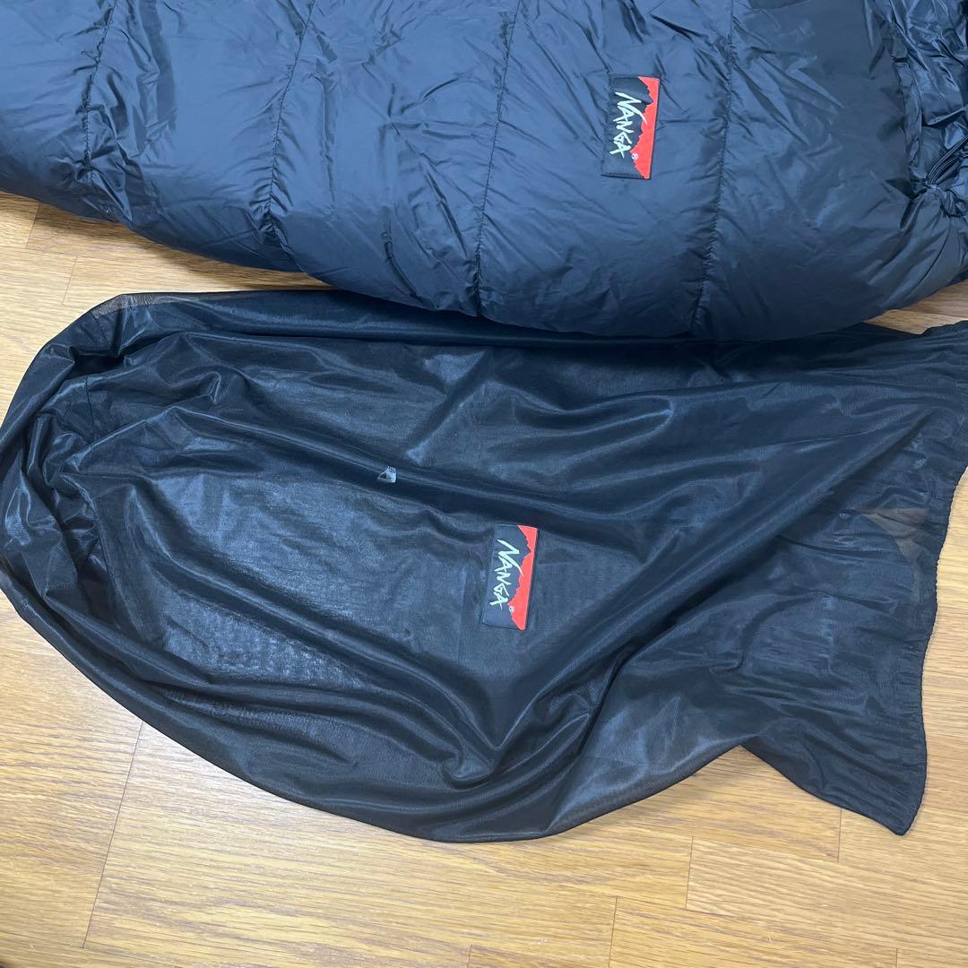 NANGA ナンガ オーロラ 900DX ブラック レギュラーサイズ 保存袋付き