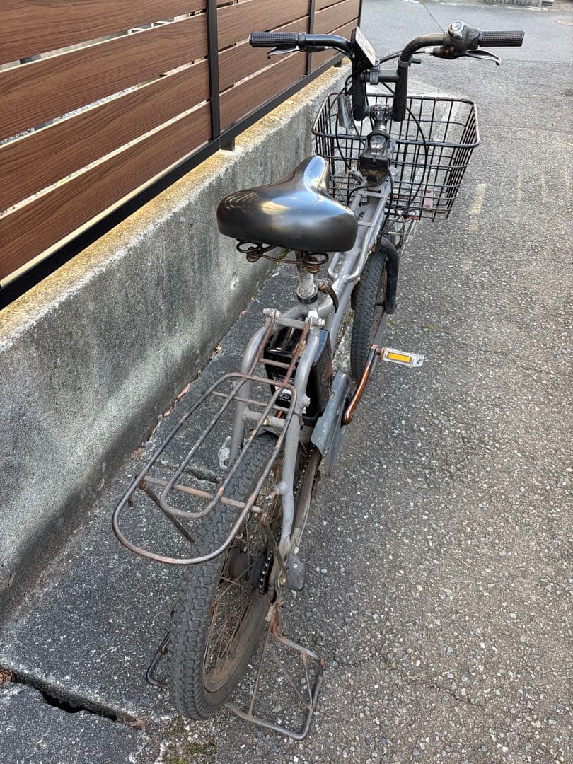 直接引き取り　パナソニック　Panasonic 電動自転車　ez マットグレー