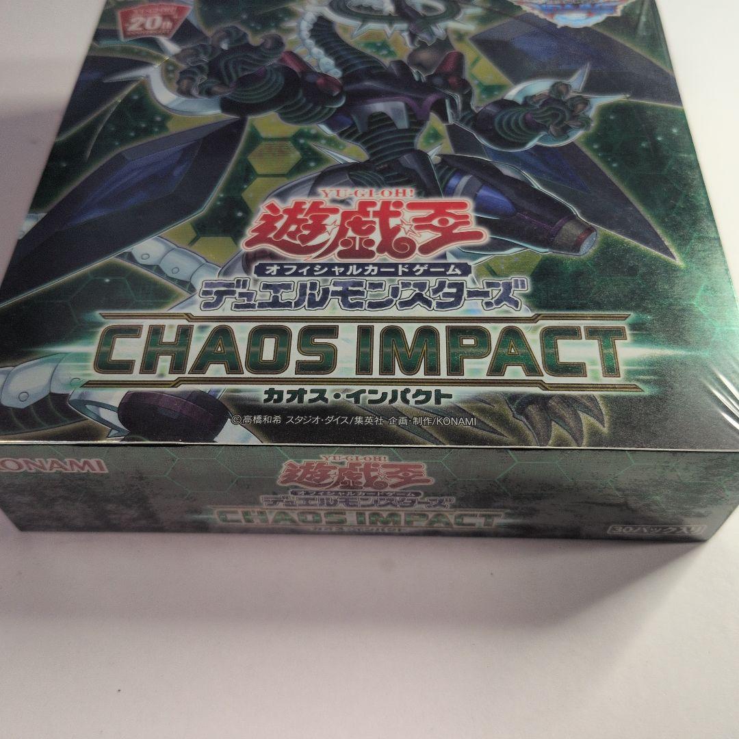 遊戯王OCG 20th CHAOS IMPACT 日本版　シュリ付き未開封BOX