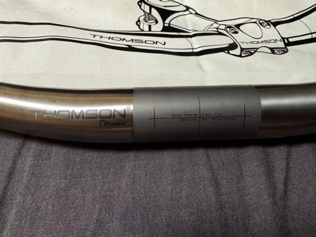 最終値下げ　THOMSON titanium riser bar 730mm