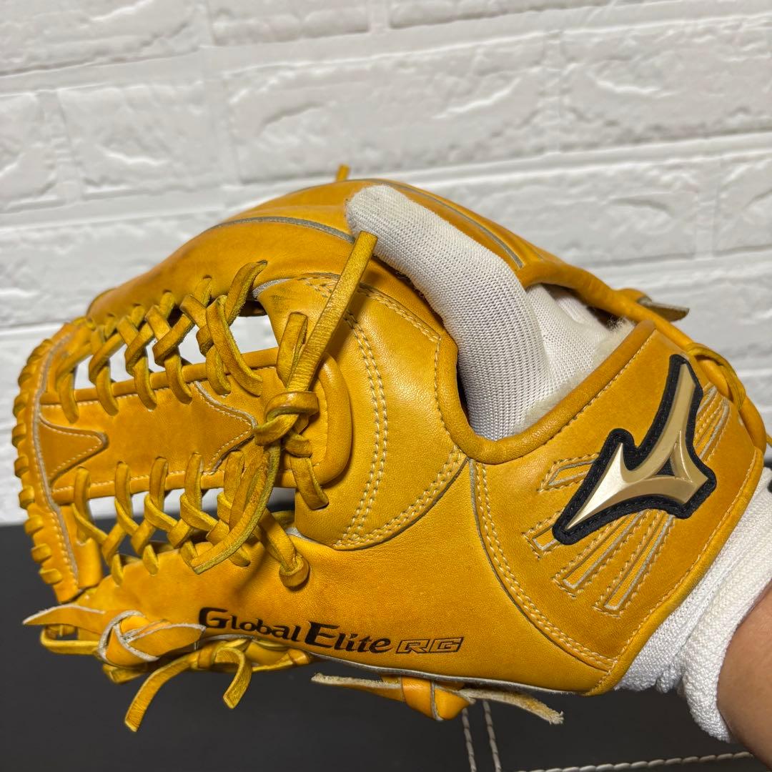 【稀少】 MIZUNO 軟式 グローブ グローバルエリート サウスポー 外野手用