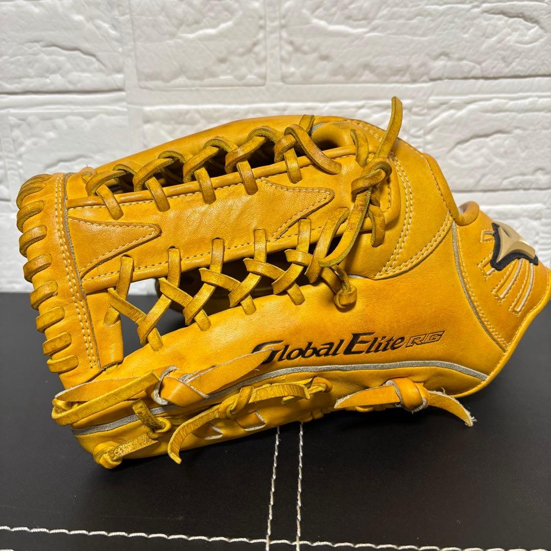 【稀少】 MIZUNO 軟式 グローブ グローバルエリート サウスポー 外野手用