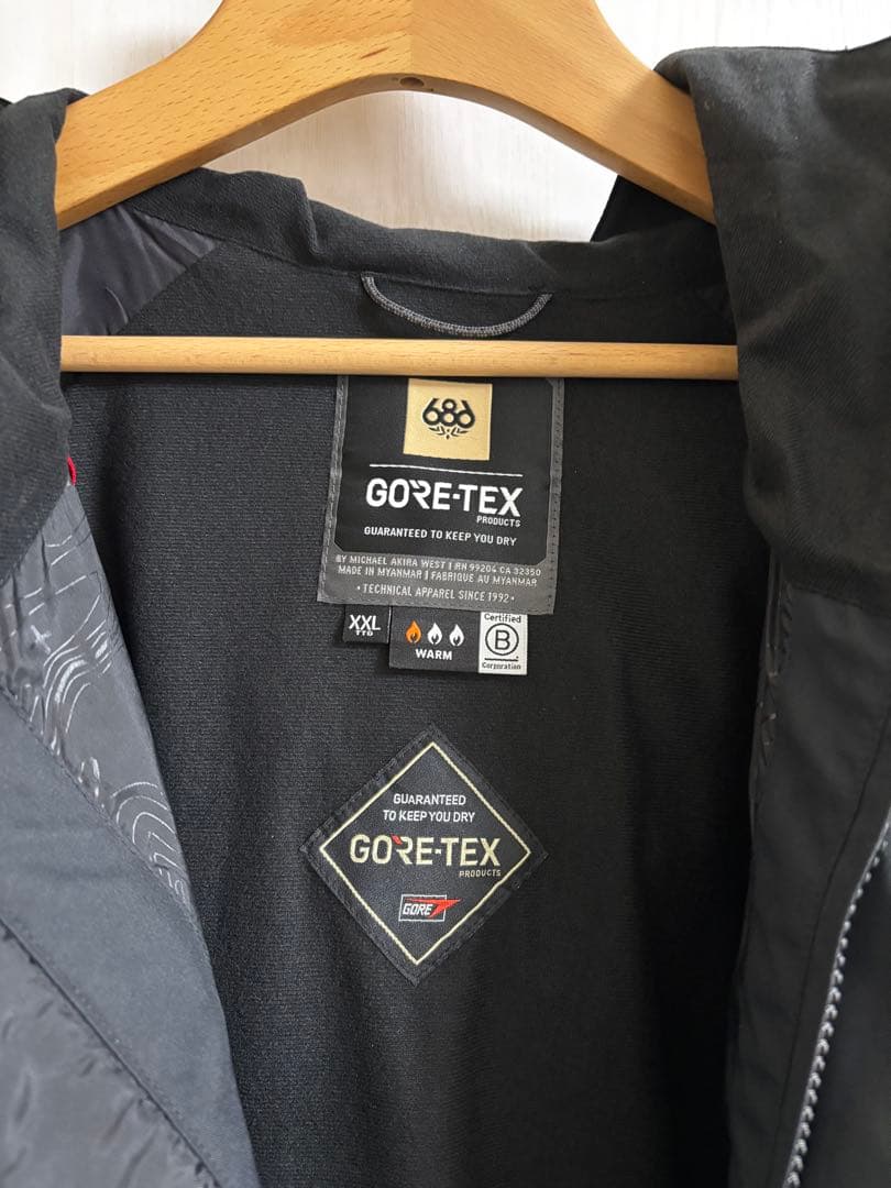 686 GORE-TEX CORE SHELL JACKET ブラック XXL