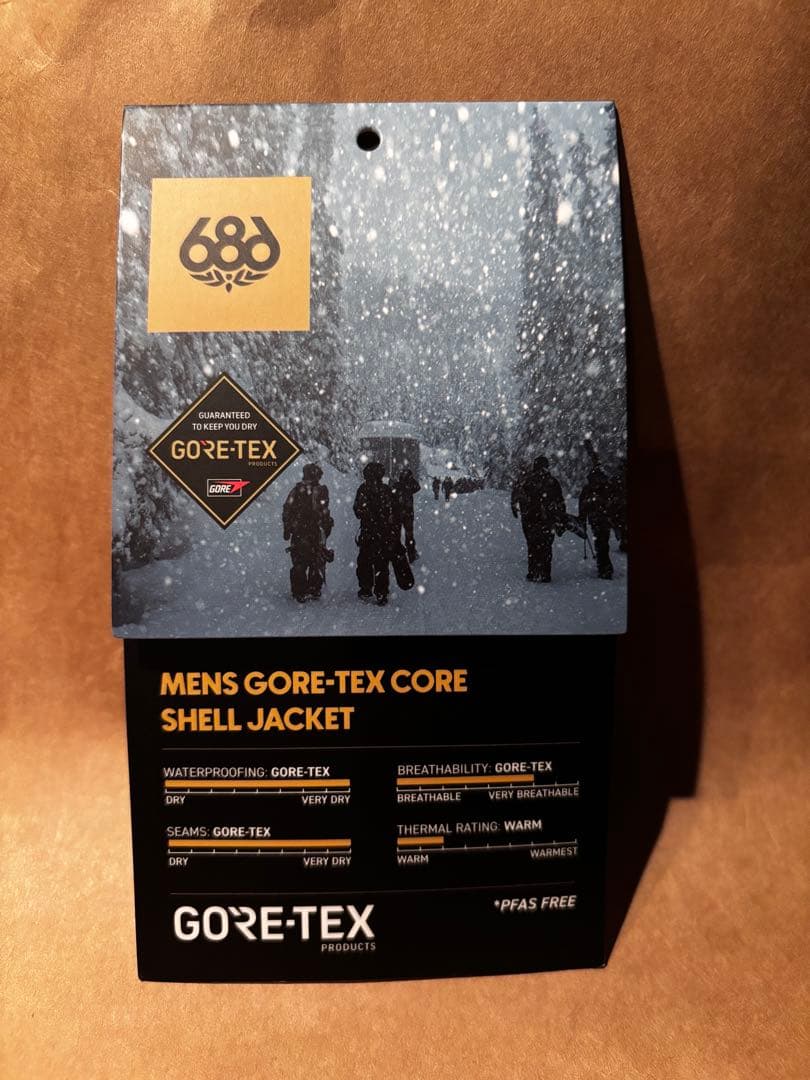 686 GORE-TEX CORE SHELL JACKET ブラック XXL