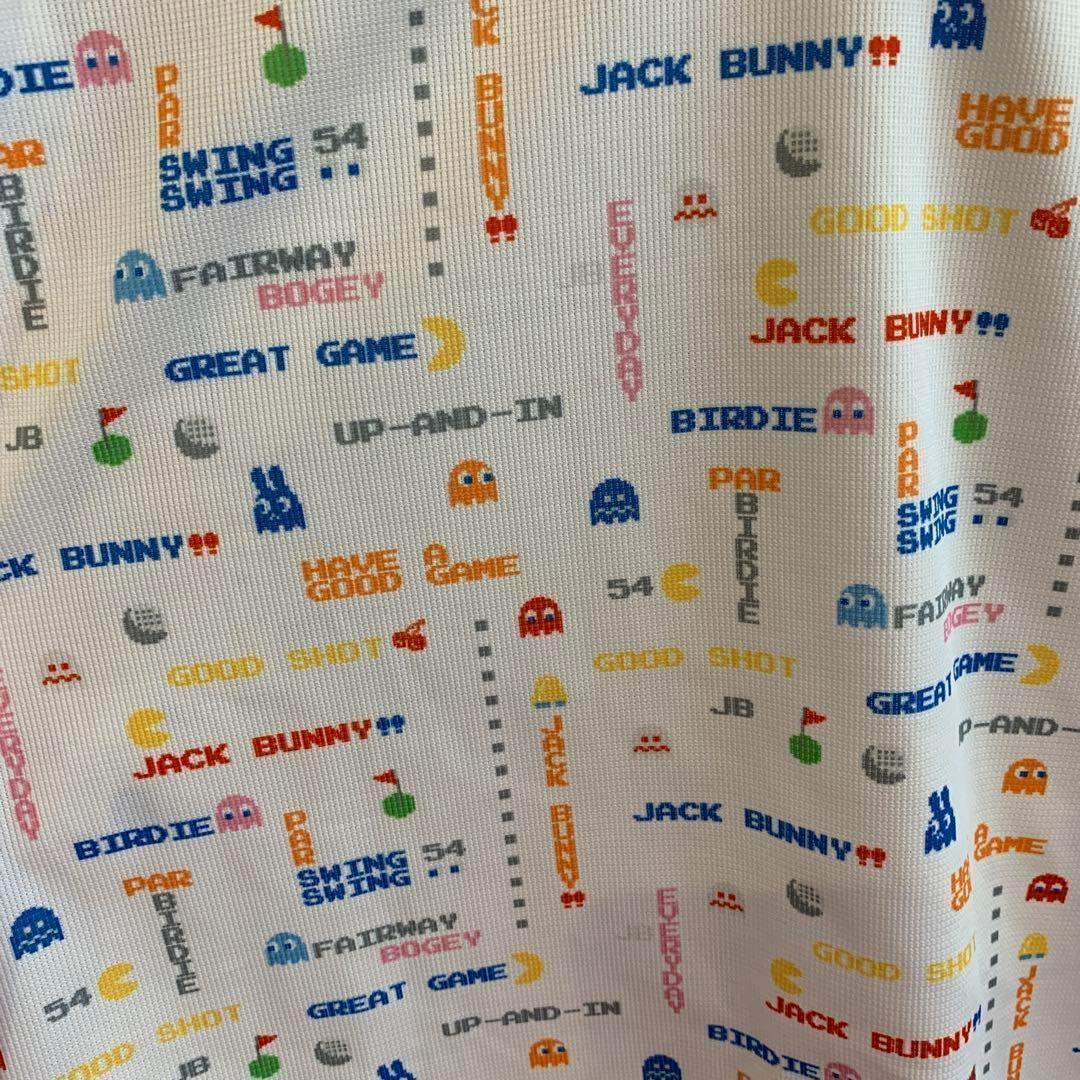 JACK bunny バンダイ pacman ウェア 白 ボタンにもロゴ刻印