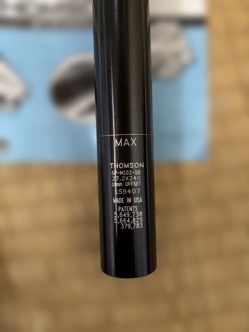 THOMSON Masterpiece シートポスト 27.2mm