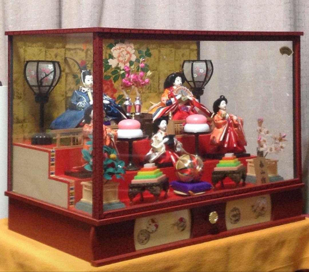 【泰山作】格調高い高級雛人形 五人飾り