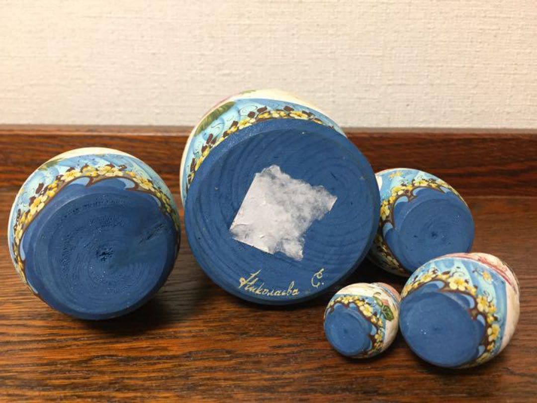ロシア雑貨☆マトリョーシカ(5P)スベトラーナ・ニコラエワ作