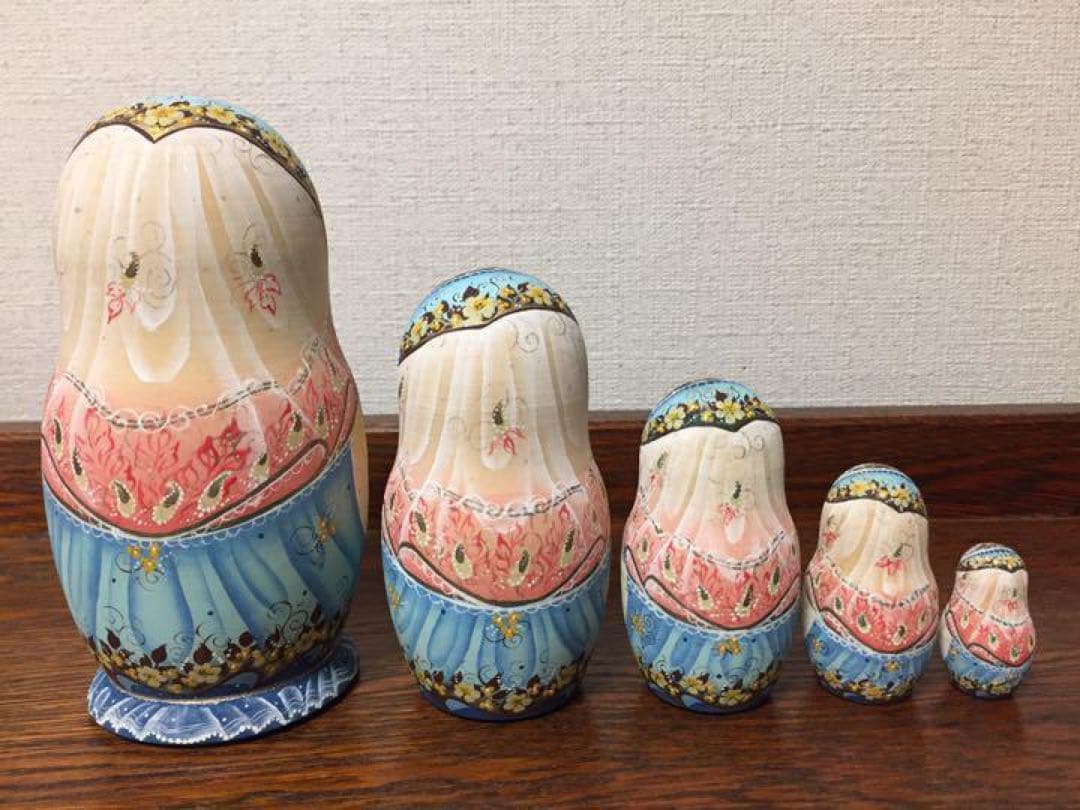 ロシア雑貨☆マトリョーシカ(5P)スベトラーナ・ニコラエワ作