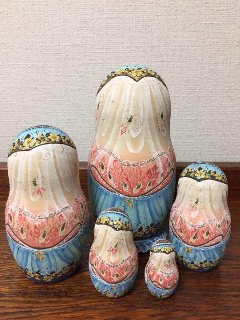 ロシア雑貨☆マトリョーシカ(5P)スベトラーナ・ニコラエワ作