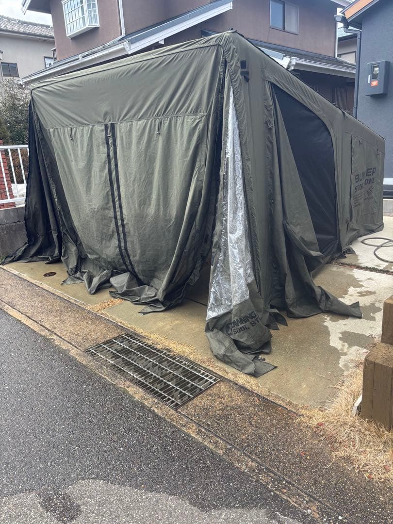 BUNKER エアーテント 使用1回のみ‼️ 電動ポンプ付き❗️