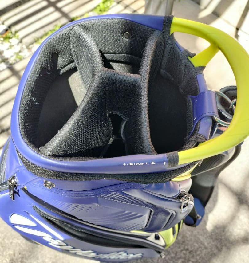TaylorMade キャディバッグ 青/黄色