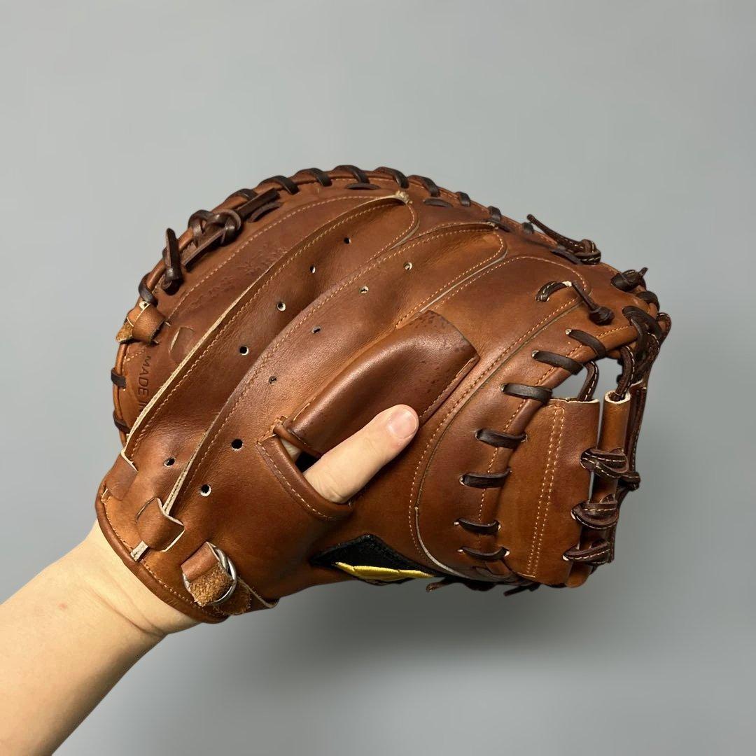 1356 ジュンケイ 和牛 型抜群 美品 キャッチャーミット
