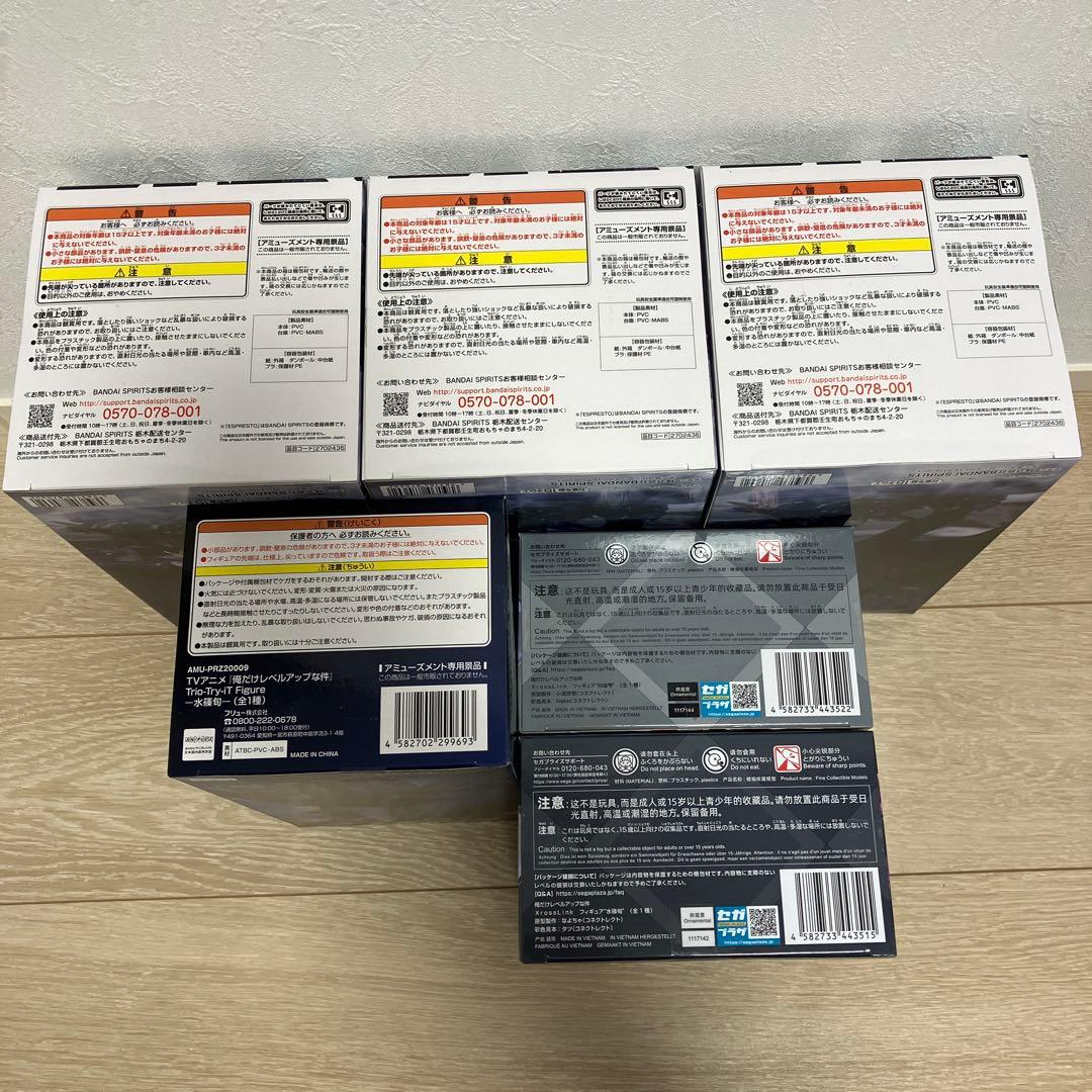 俺だけレベルアップな件　フィギュア　6箱セット　向坂雫　水篠旬 新品未開封品