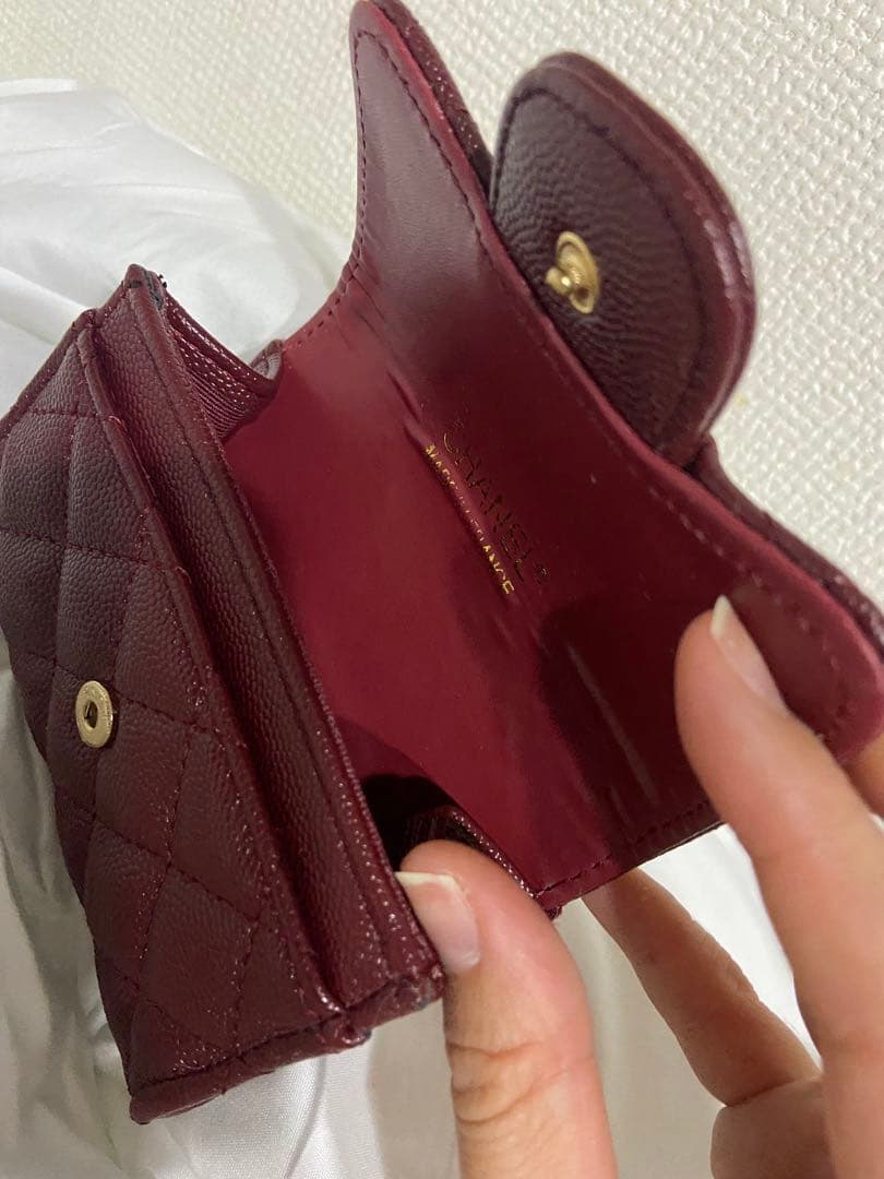 【VIP非売品】CHANEL ノベルティバーガンディ キルティングケース