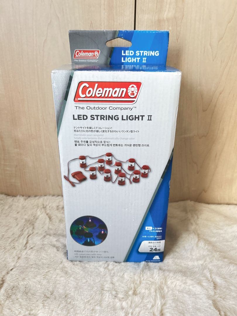 もん様　coleman lea LED ストリングライトⅡ キャンプ　コールマン