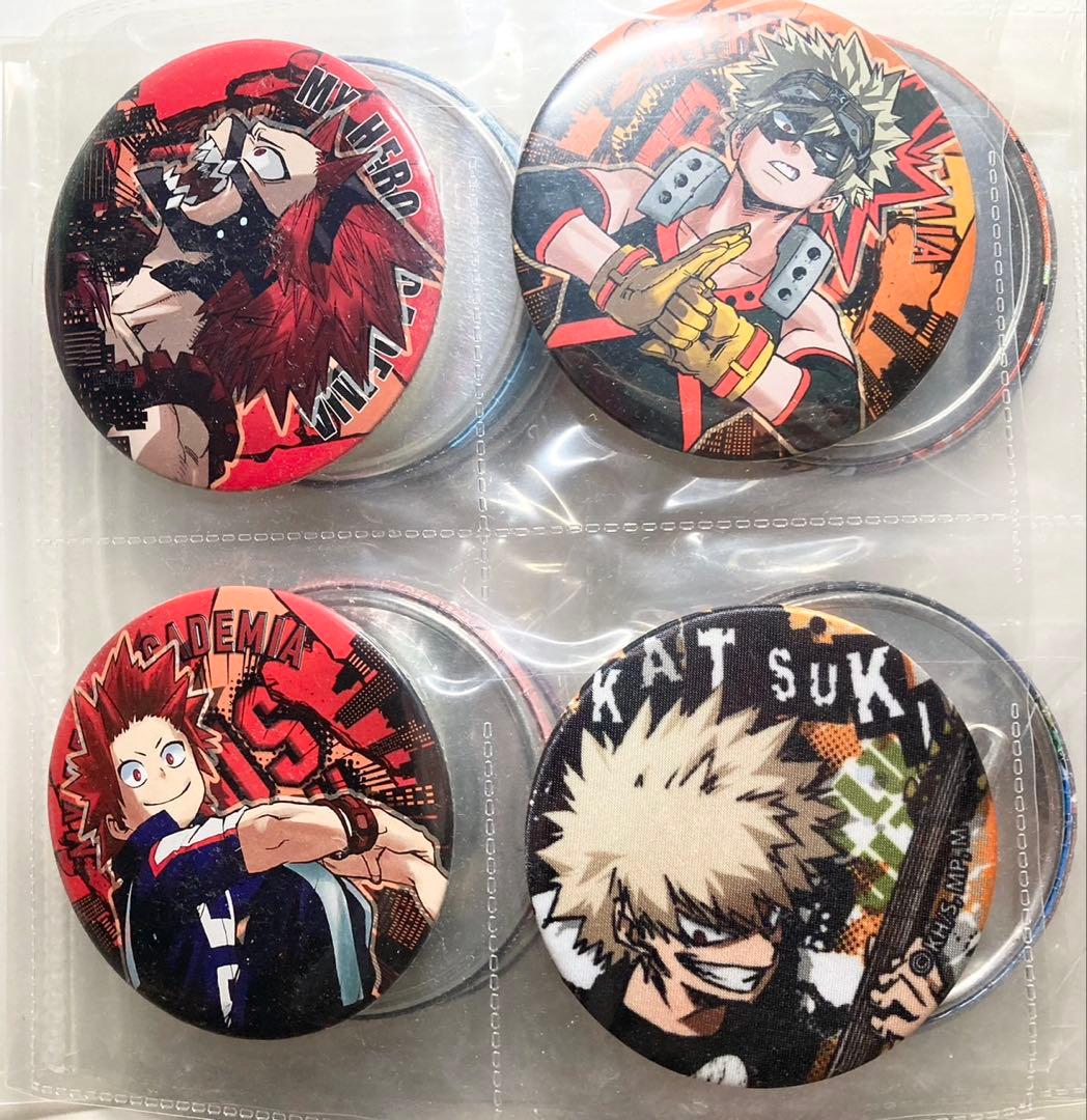 【ヒロアカ】原作缶バッジ シルキー缶バッジ 24枚セット
