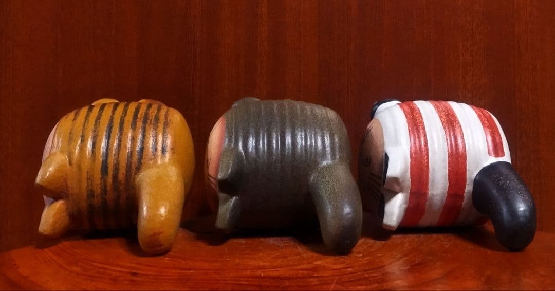 【最終価格】リサラーソン ディエチキャット ３色セット 北欧 美品