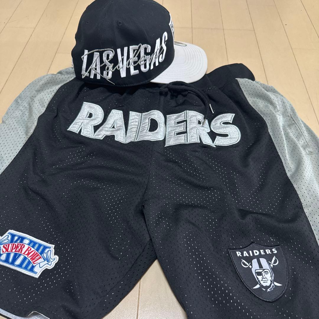 NFLレイダース OG ハーフパンツのみ ※キャップ売切れ