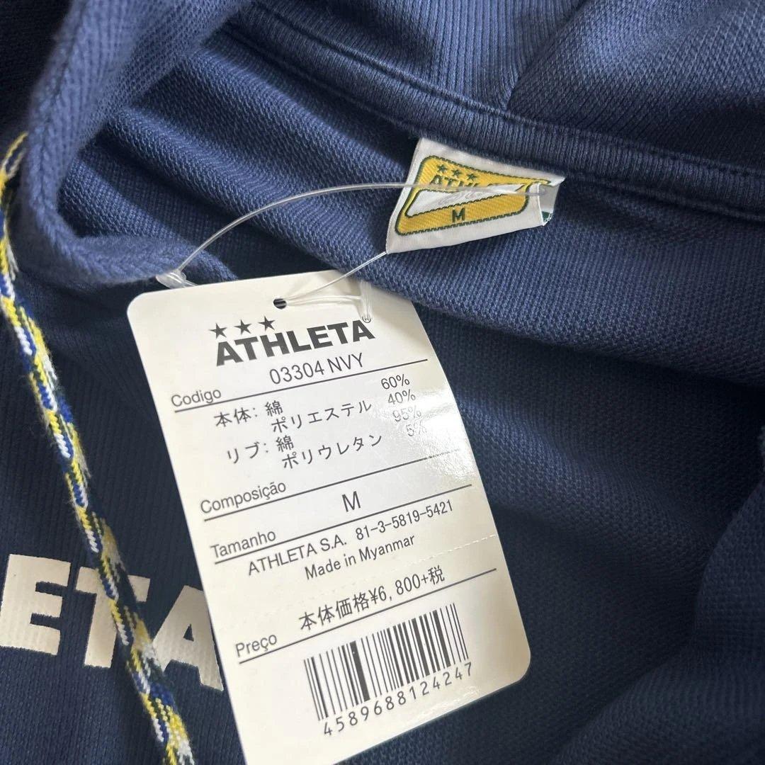 ATHLETA 新品未使用ネイビー ニットジャージ 上下セットアップ