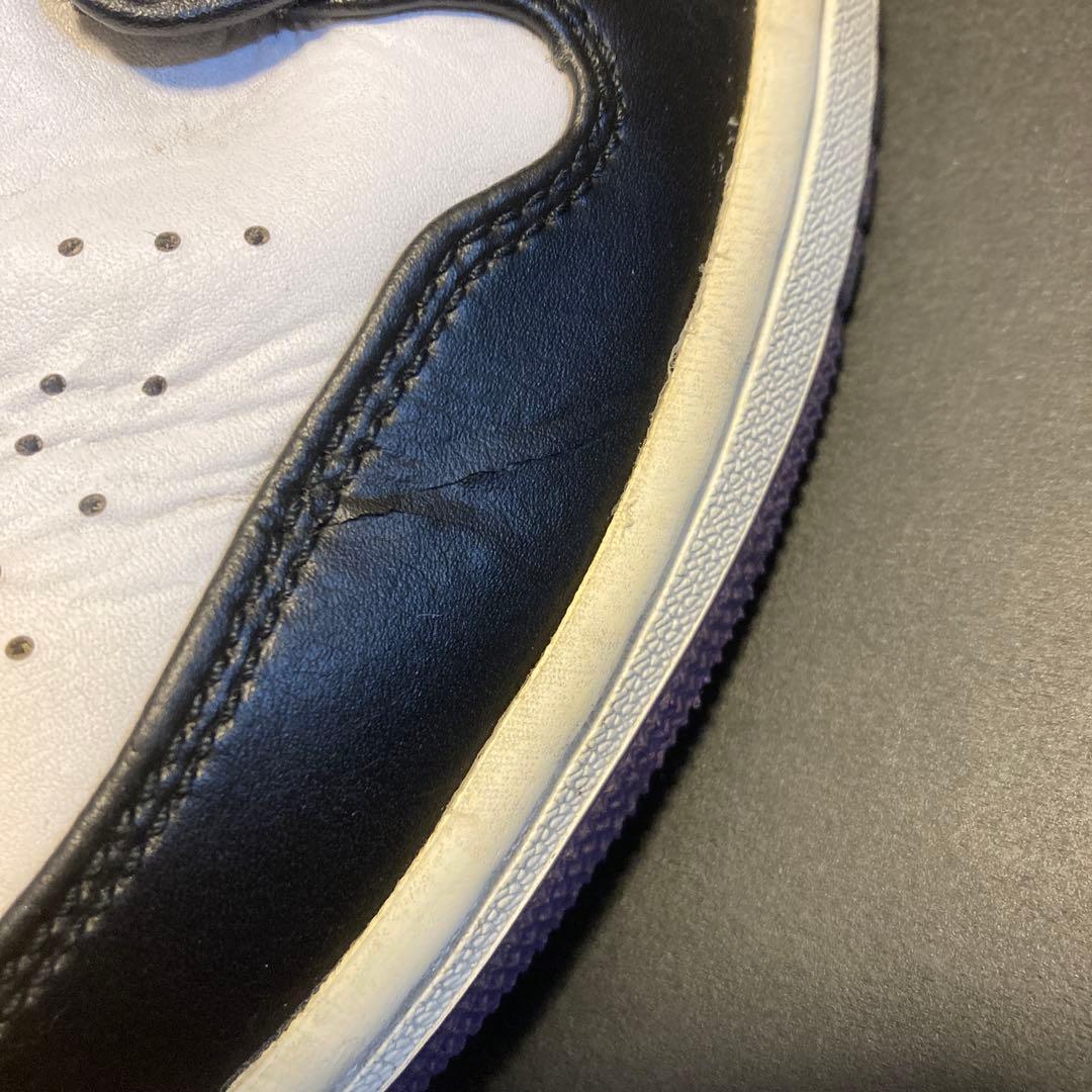 シューズ(男性用) Nike Air Jordan 1 Mid Black/Court Purple