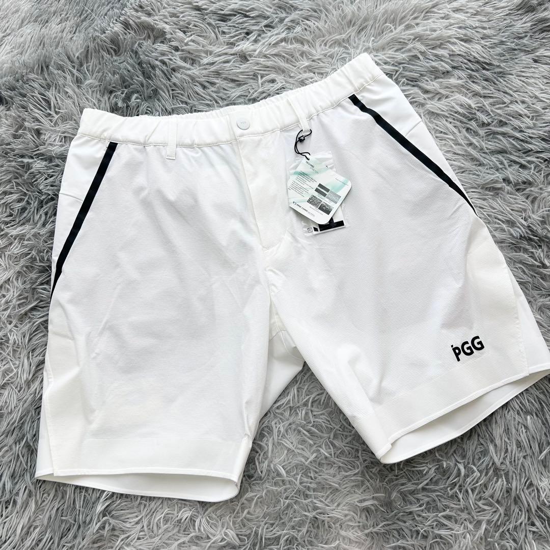 新品　PGG パーリーゲイツ　セットアップ　ポロシャツ　ハーフパンツ　サイズ6
