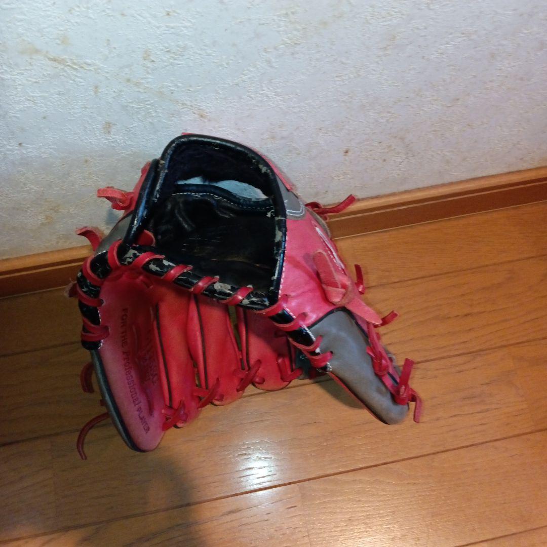 Rawlings 硬式グローブ内野手用 レッド&グレーツートンカラー　サード用